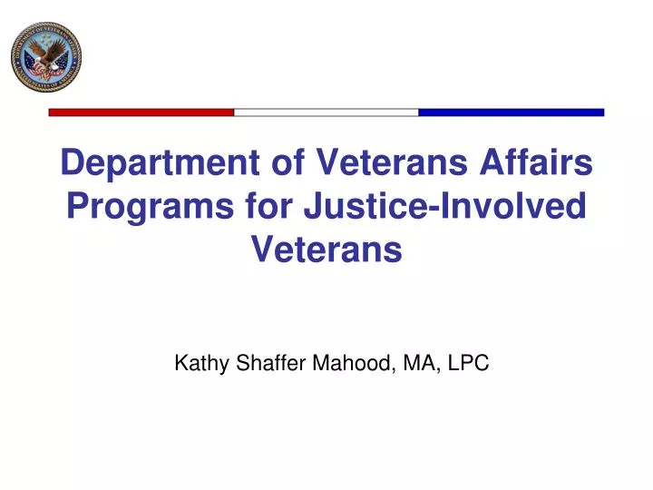 department of veterans affairs programs for justice involved veterans