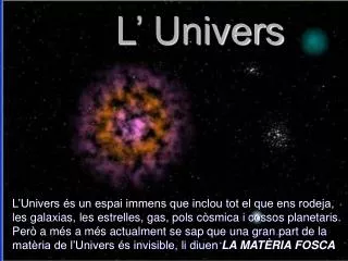 L’ Univers
