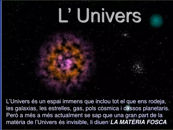 l univers