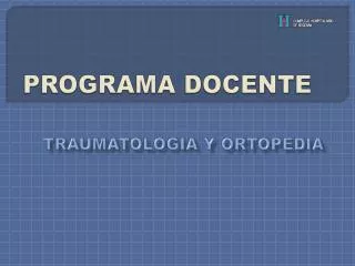 programa docente