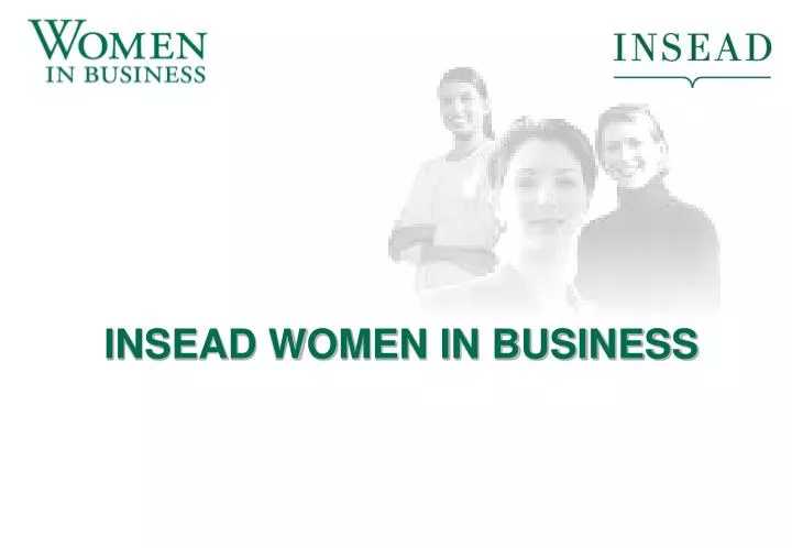 insead women in business