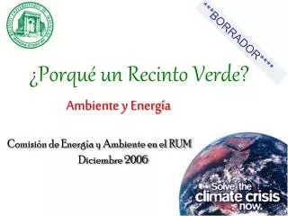 porqu un recinto verde