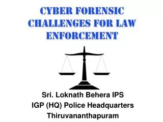 Sri. Loknath Behera IPS IGP (HQ) Police Headquarters Thiruvananthapuram