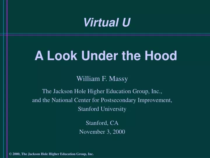 a look under the hood