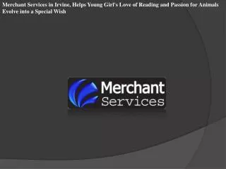 Merchant Services in Irvine