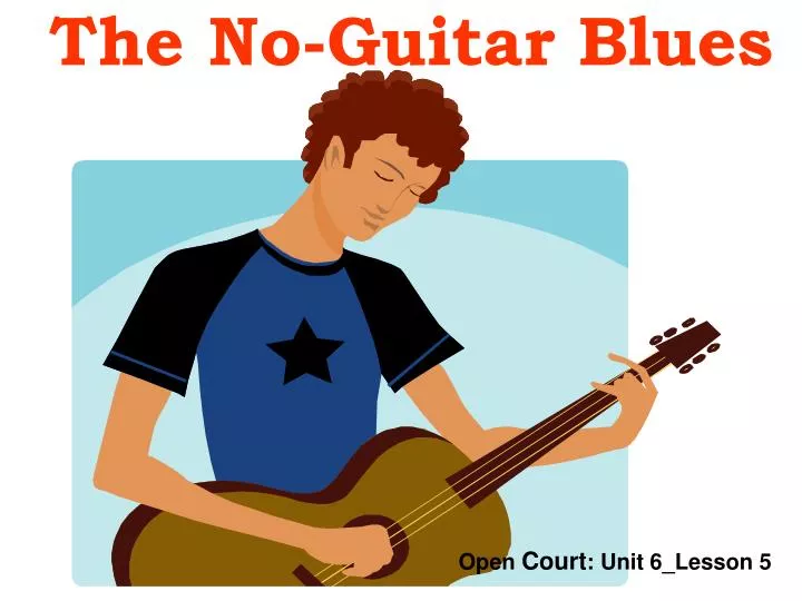 the no guitar blues