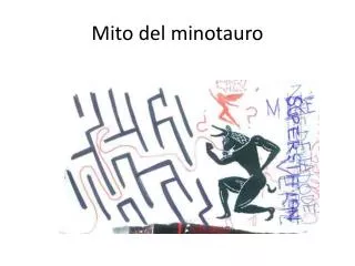 mito del minotauro