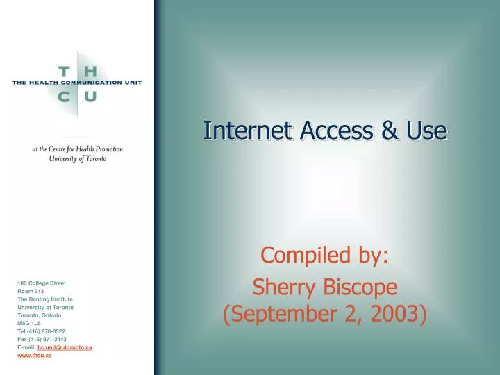 internet access use