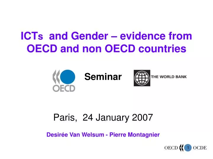 ict s and gender evidence from oecd and non oecd countries