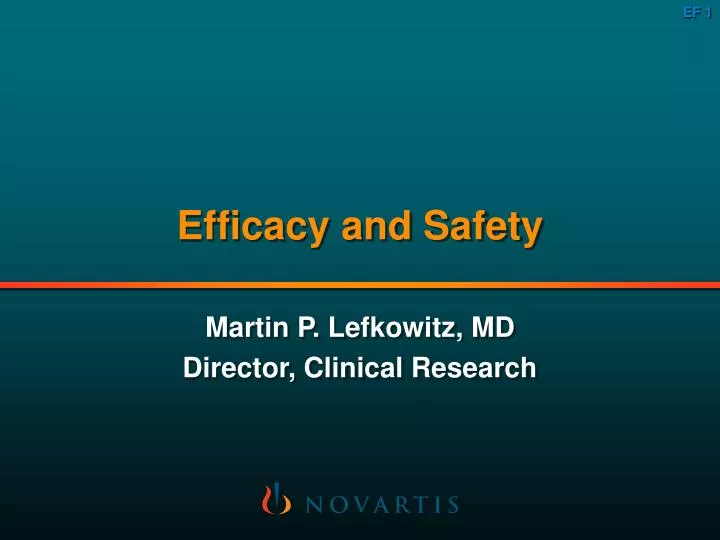 efficacy and safety