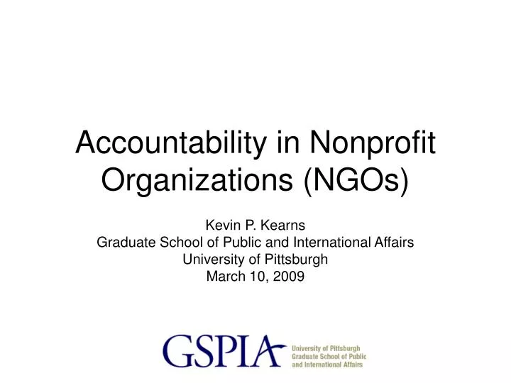 accountability in nonprofit organizations ngos