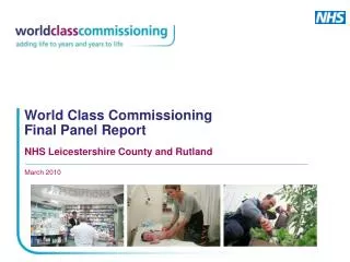 World Class Commissioning Final Panel Report