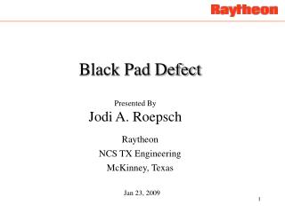 Black Pad Defect