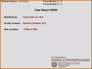Case Report #0584