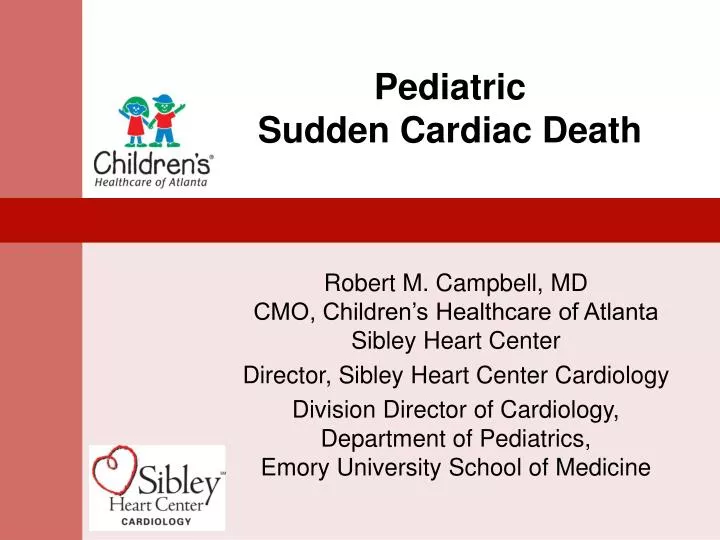 pediatric sudden cardiac death