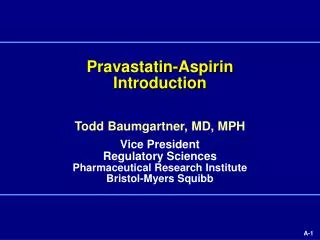 pravastatin aspirin introduction