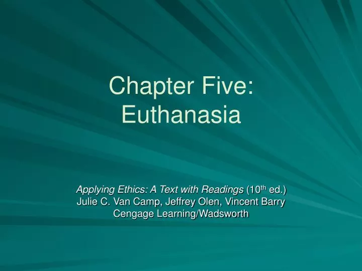 chapter five euthanasia