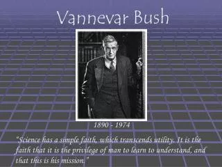 Vannevar Bush