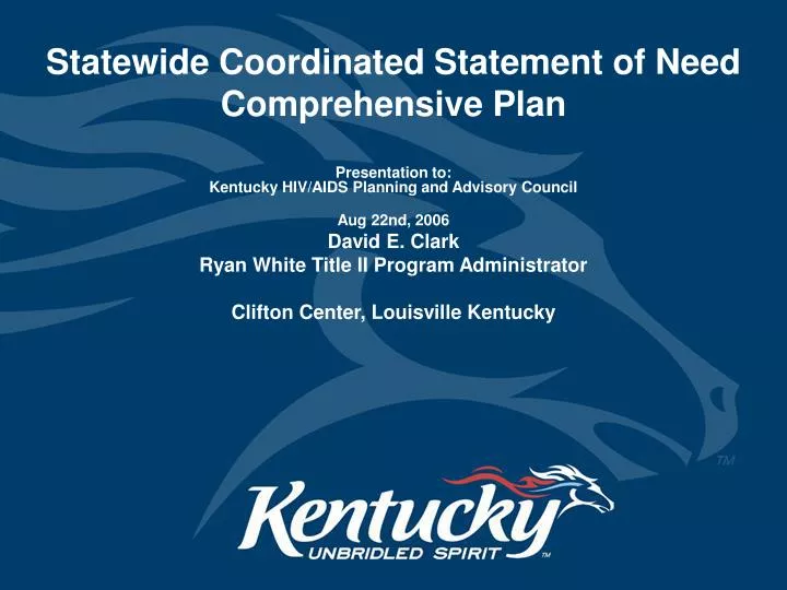 hrsa program guidance statewide coordinated statement of need comprehensive plan