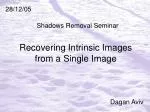 Recovering Intrinsic Images from a Single Image