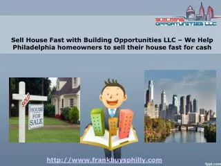 Sell House Fast Philadelphia