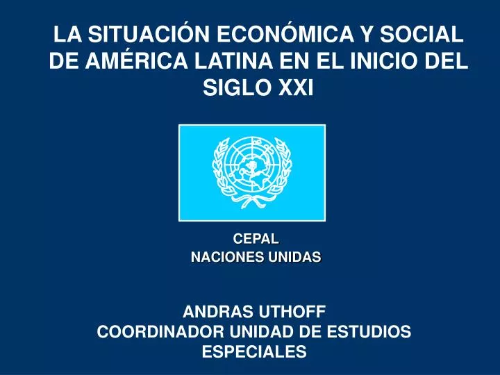 la situaci n econ mica y social de am rica latina en el inicio del siglo xxi