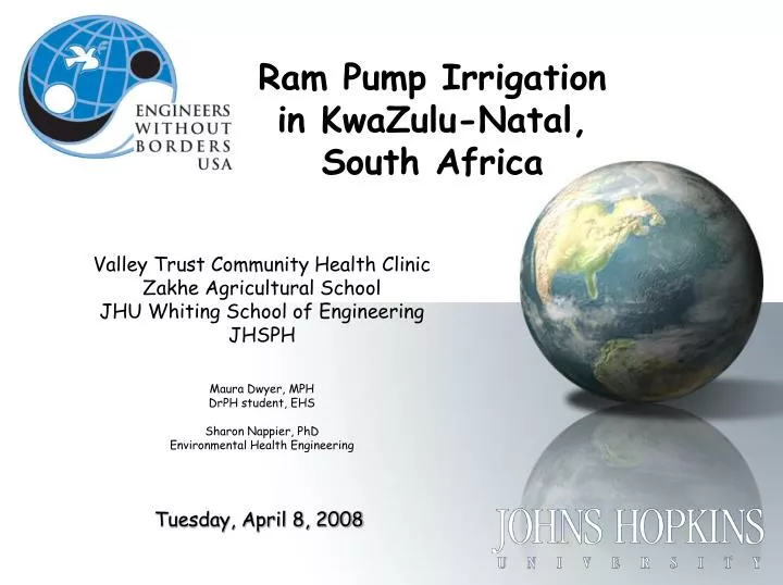 ram pump irrigation in kwazulu natal south africa