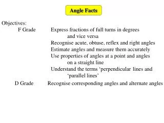 Angle Facts