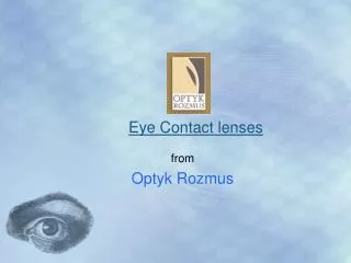 Eye Contact lenses