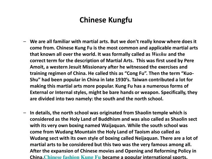 chinese kungfu