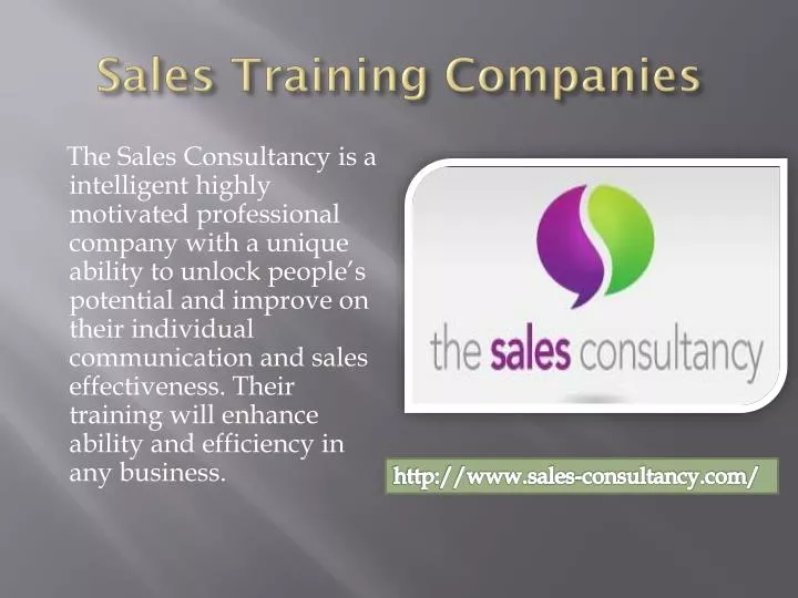 sales training companies