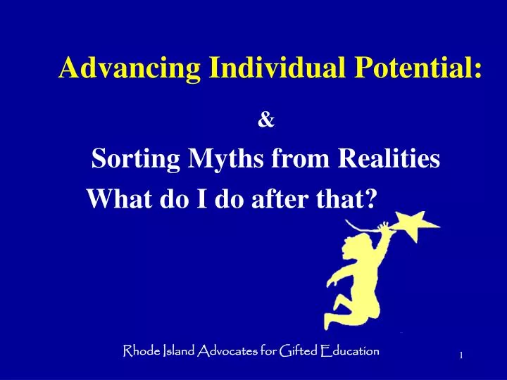 advancing individual potential