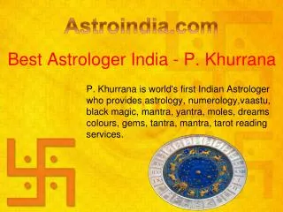 Best Astrologer India - P Khurrana