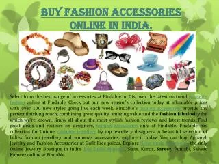 Buy Fashion Accessories, Costume Fashion Jewellery