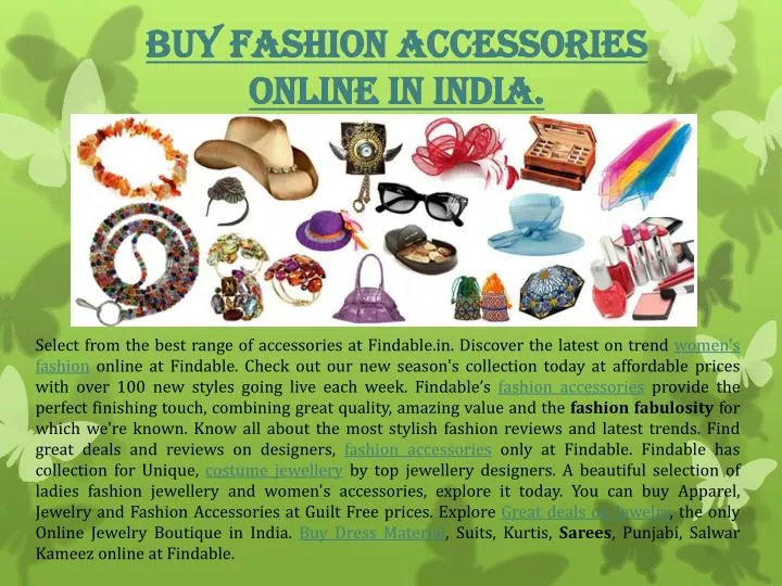 buy fashion accessories online in india