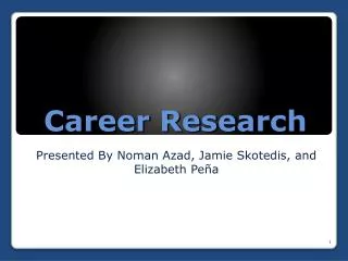 Career Research