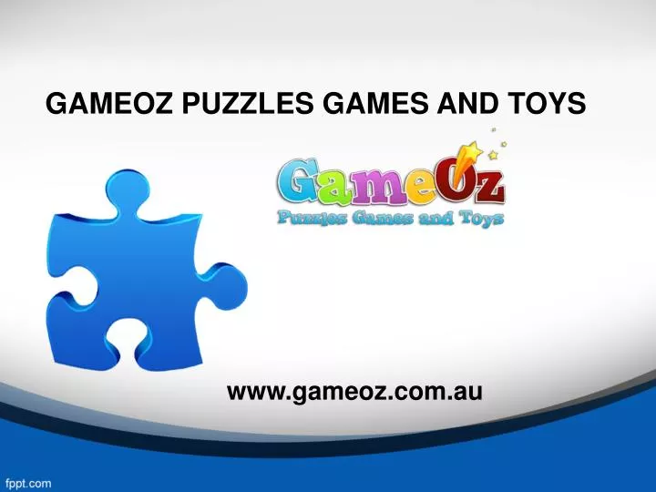 gameoz puzzles games and toys