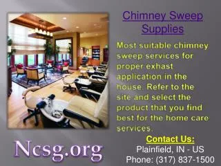 Chimney Sweep Supplies