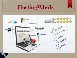 Who Is Hosting - Quicker Way to Choose the Best Hosting Webs