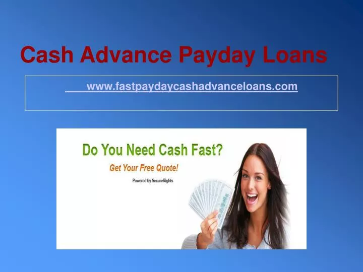 cash advance payday loans