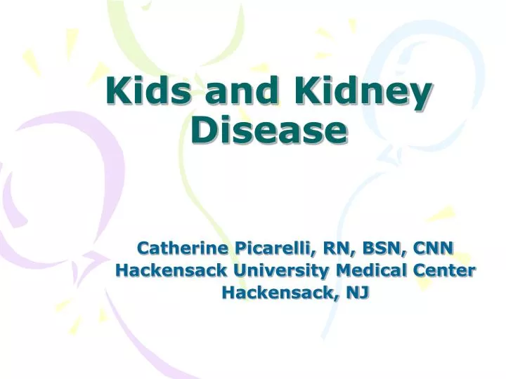 kids and kidney disease