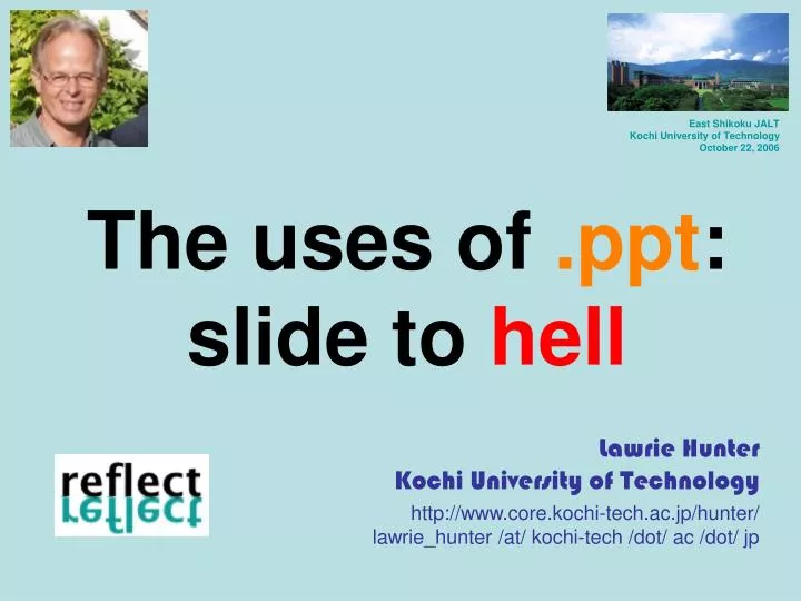 the uses of ppt slide to hell