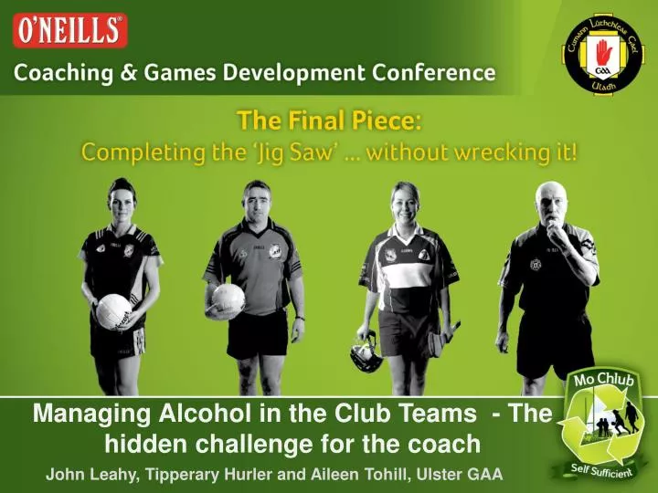 managing alcohol in the club teams the hidden challenge for the coach