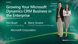 Growing Your Microsoft Dynamics CRM Business in the Enterprise