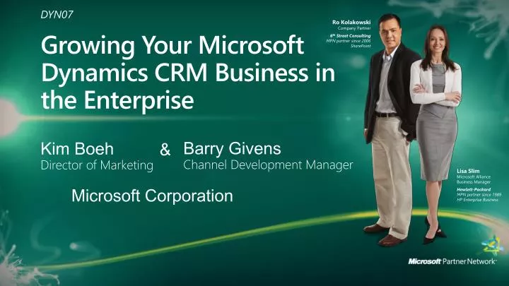 growing your microsoft dynamics crm business in the enterprise