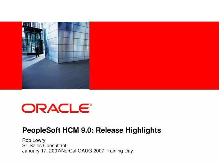 peoplesoft hcm 9 0 release highlights