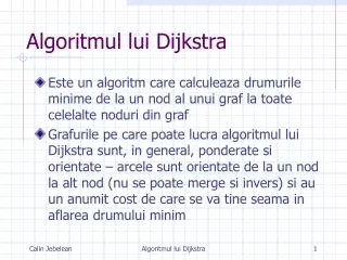 Algoritmul lui Dijkstra