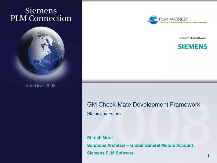 gm check mate development framework status and future