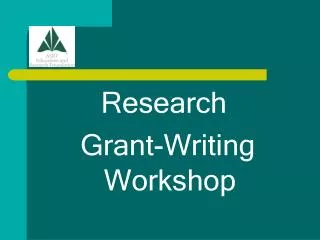 Research Grant-Writing Workshop