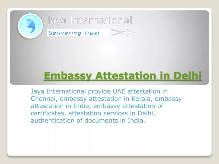 embassy attestation in delhi